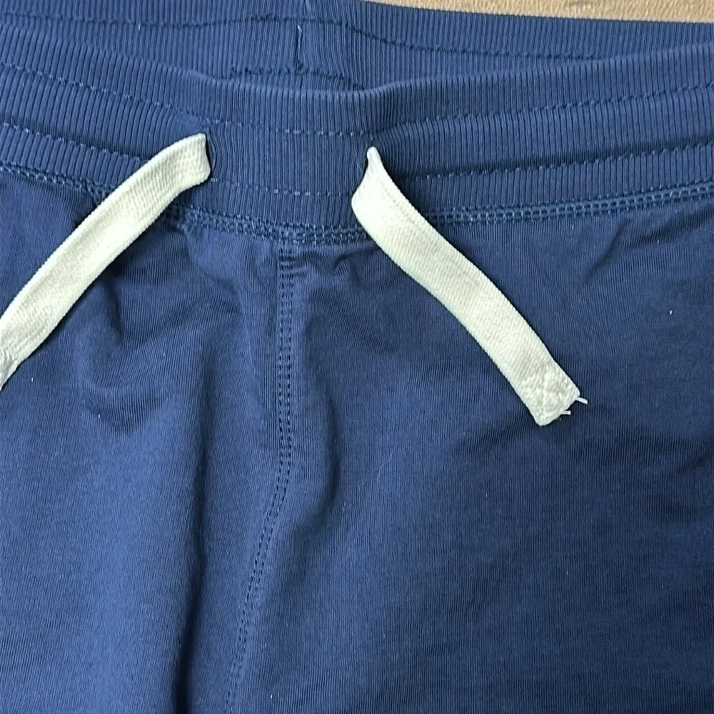 H&M Boys Cotton lightweight Navy bermuda shorts with drawstring, 10-12 Y Venice
